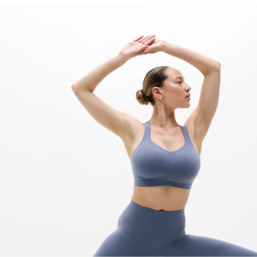 Athleta Perfect Form Bra. Shadow Blue . . NWT A-C